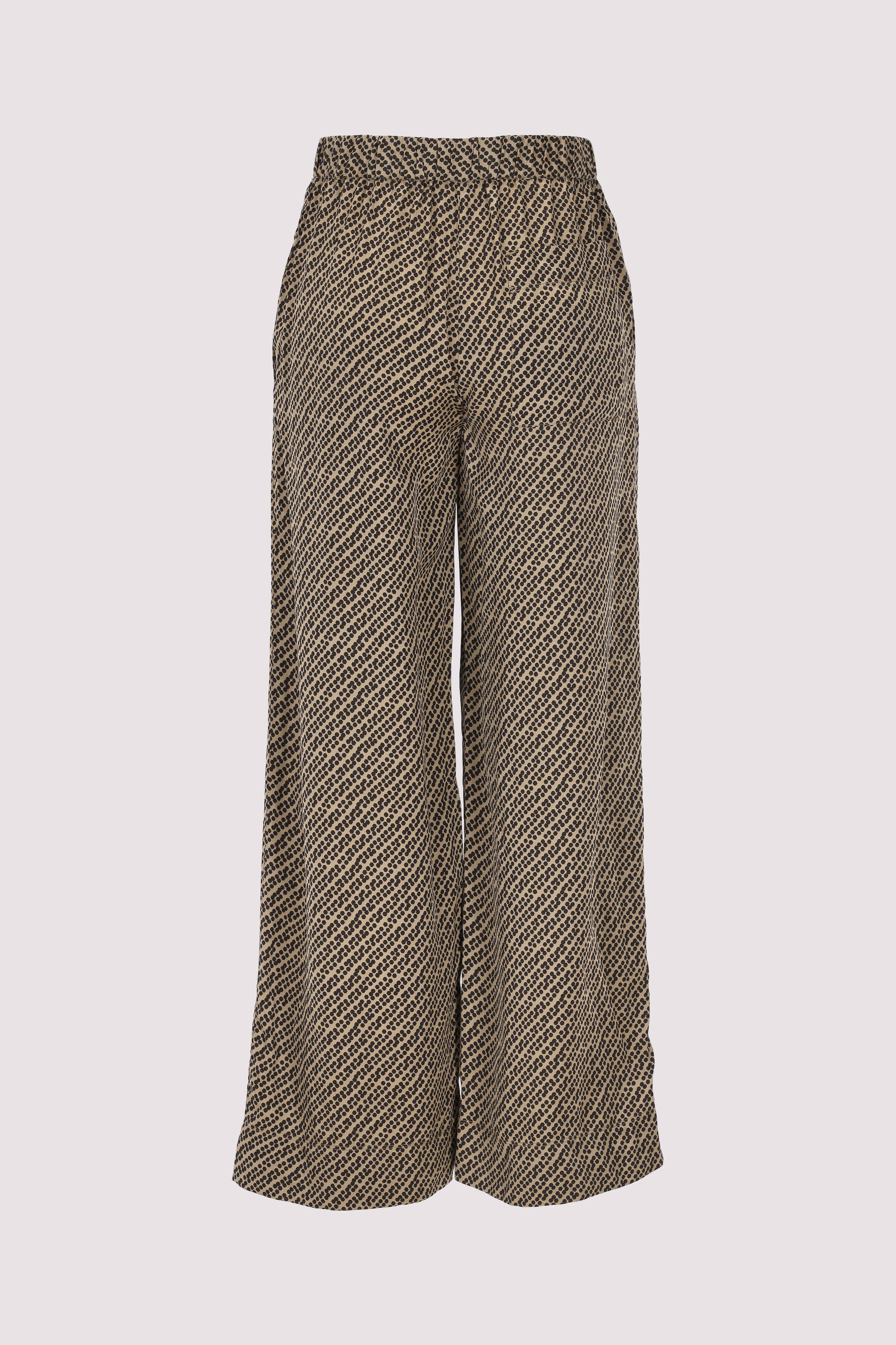 Pants, printed, wide leg, elas