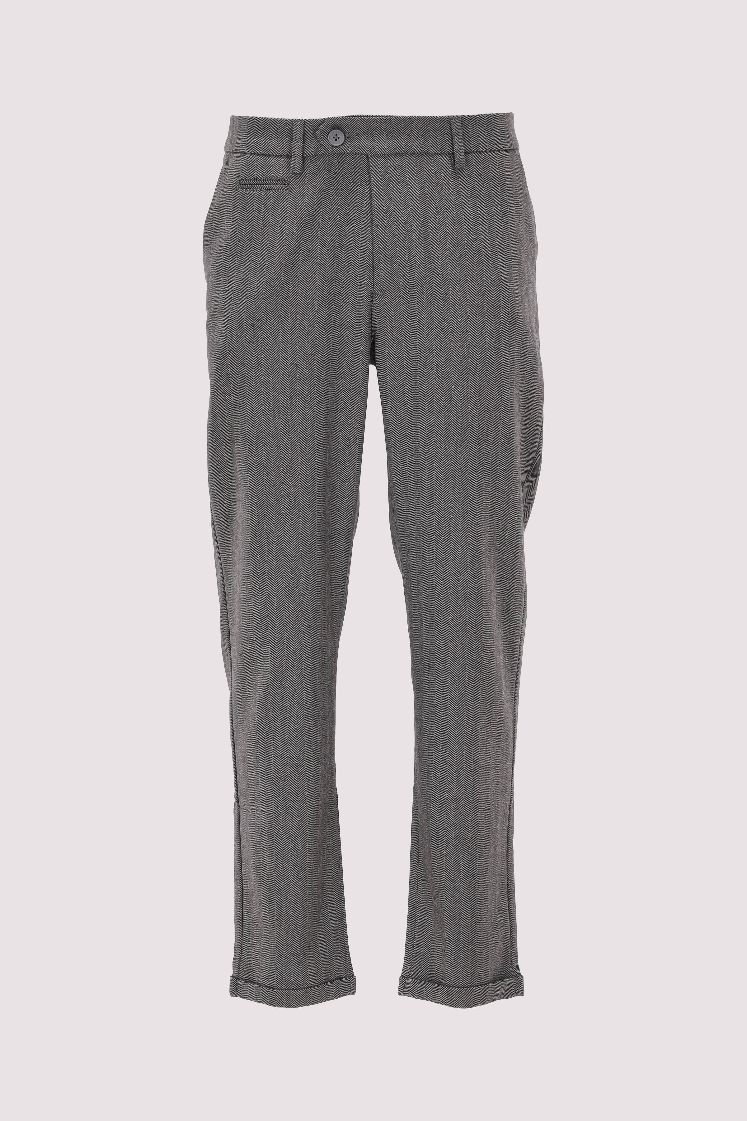 Heringbone Suit Pants
