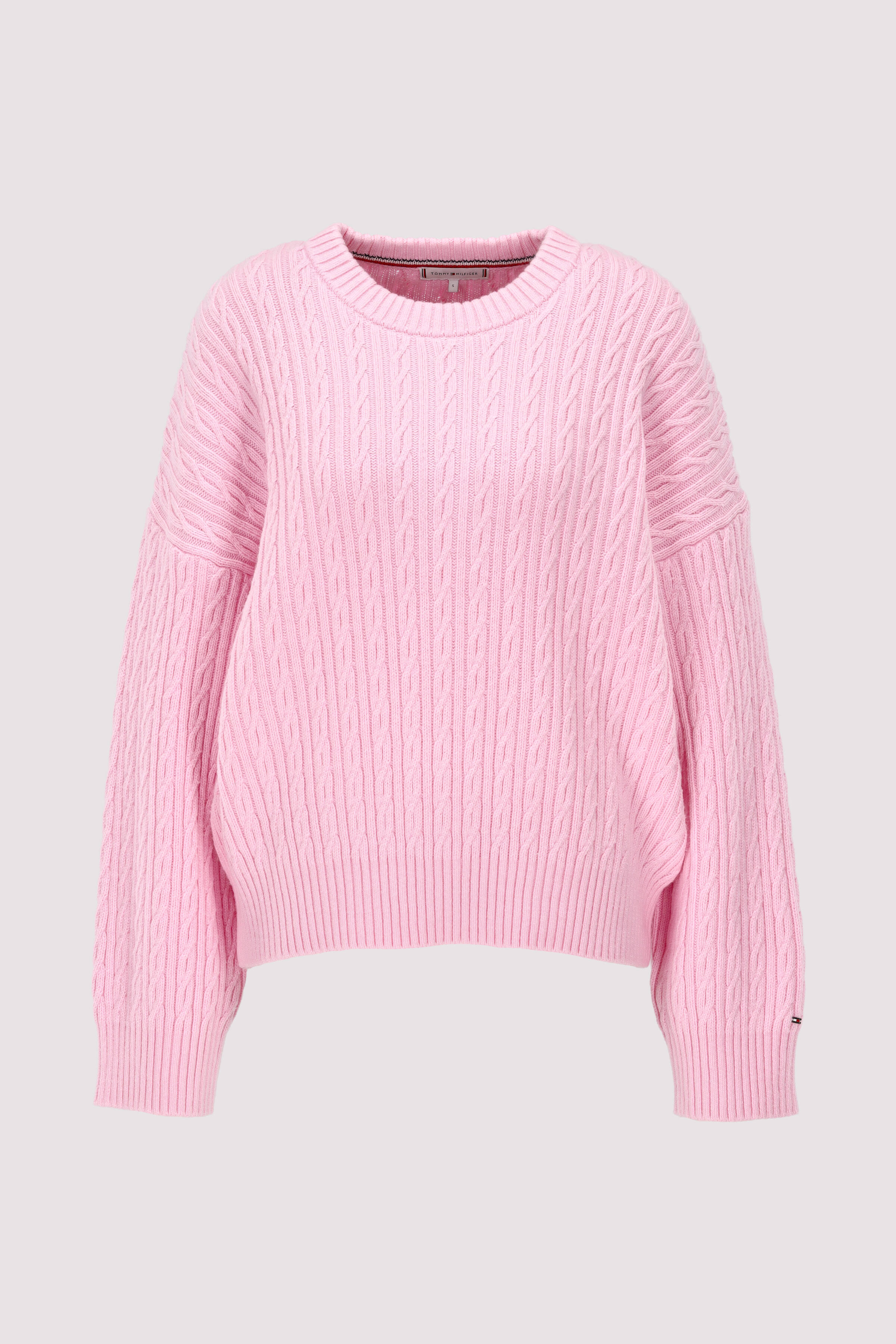 CABLE ALL OVER C-NK SWEATER
