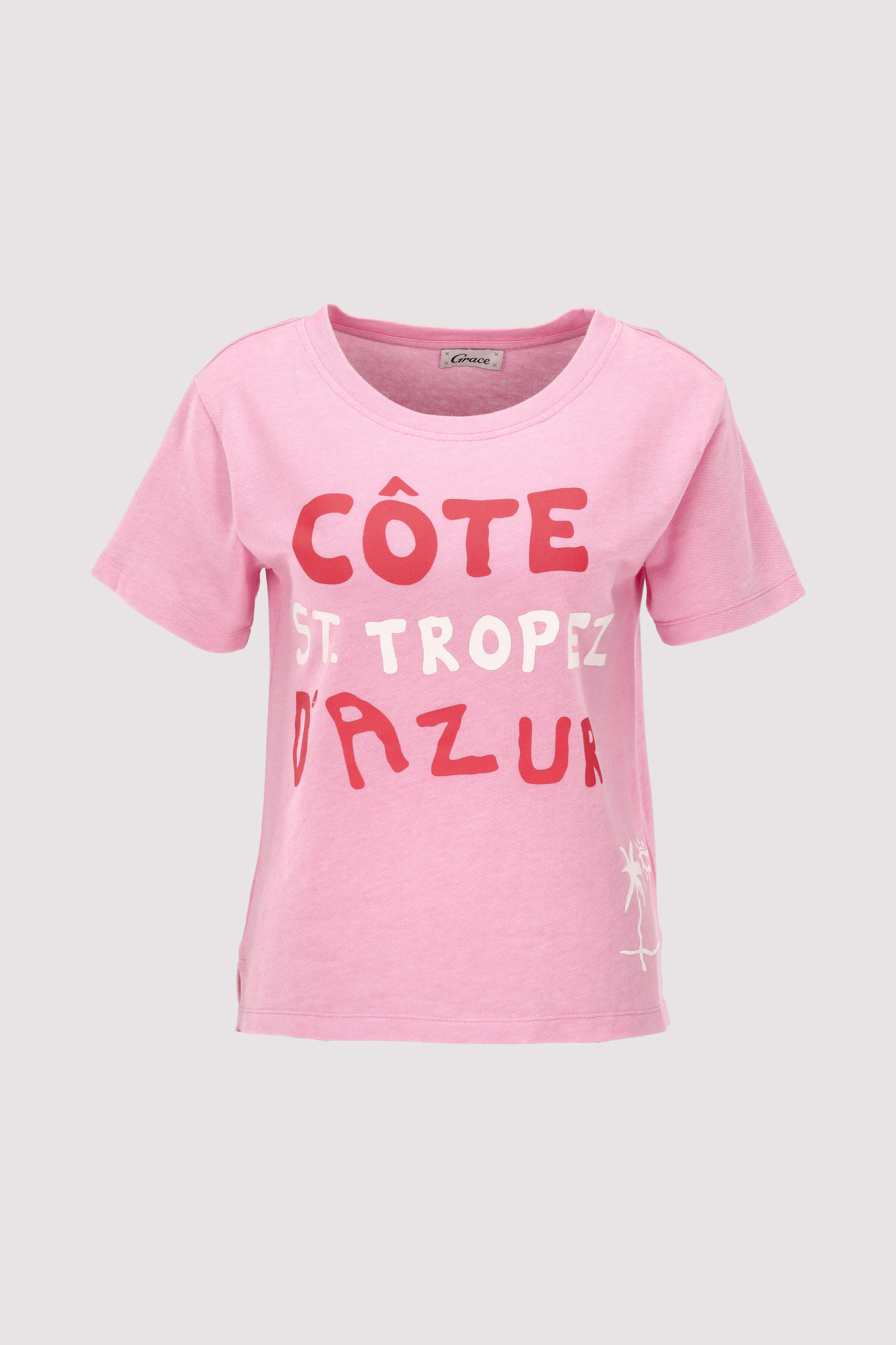 T-Shirt St. Tropez | Pink | XL | 4065837050846
